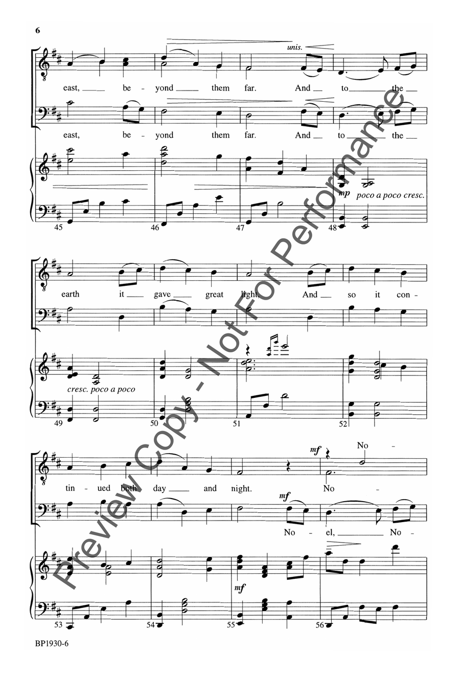 The First Noel - Dan Forrest - TTB TTB scores gallery preview page 7