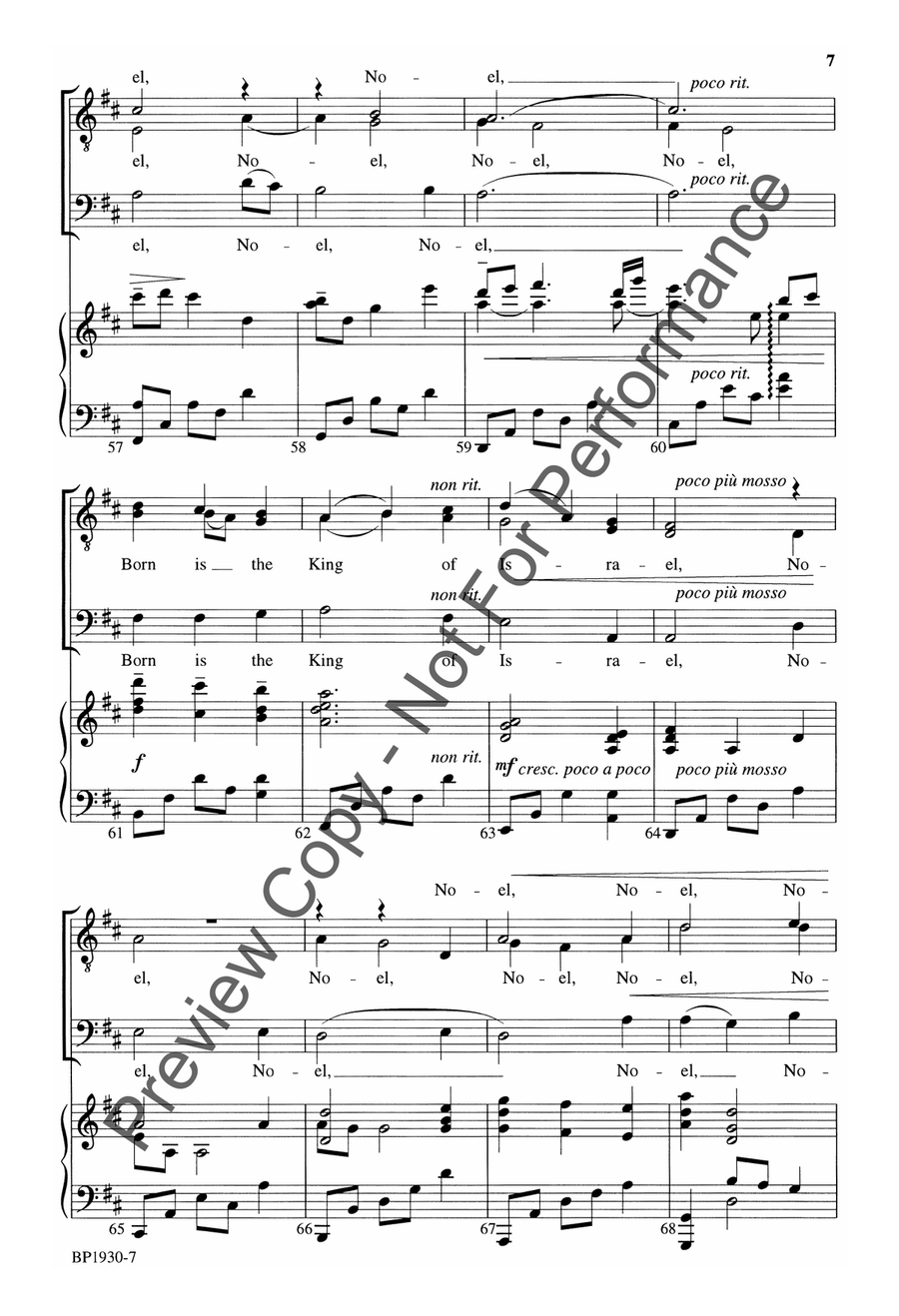 The First Noel - Dan Forrest - TTB TTB scores gallery preview page 8