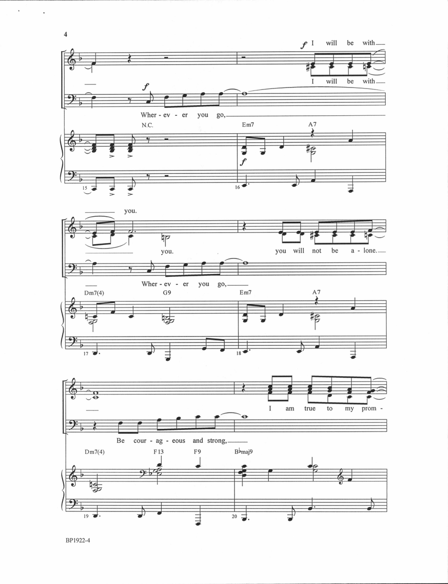 Wherever You Go Wherever You Go 4-Part scores gallery preview page 4