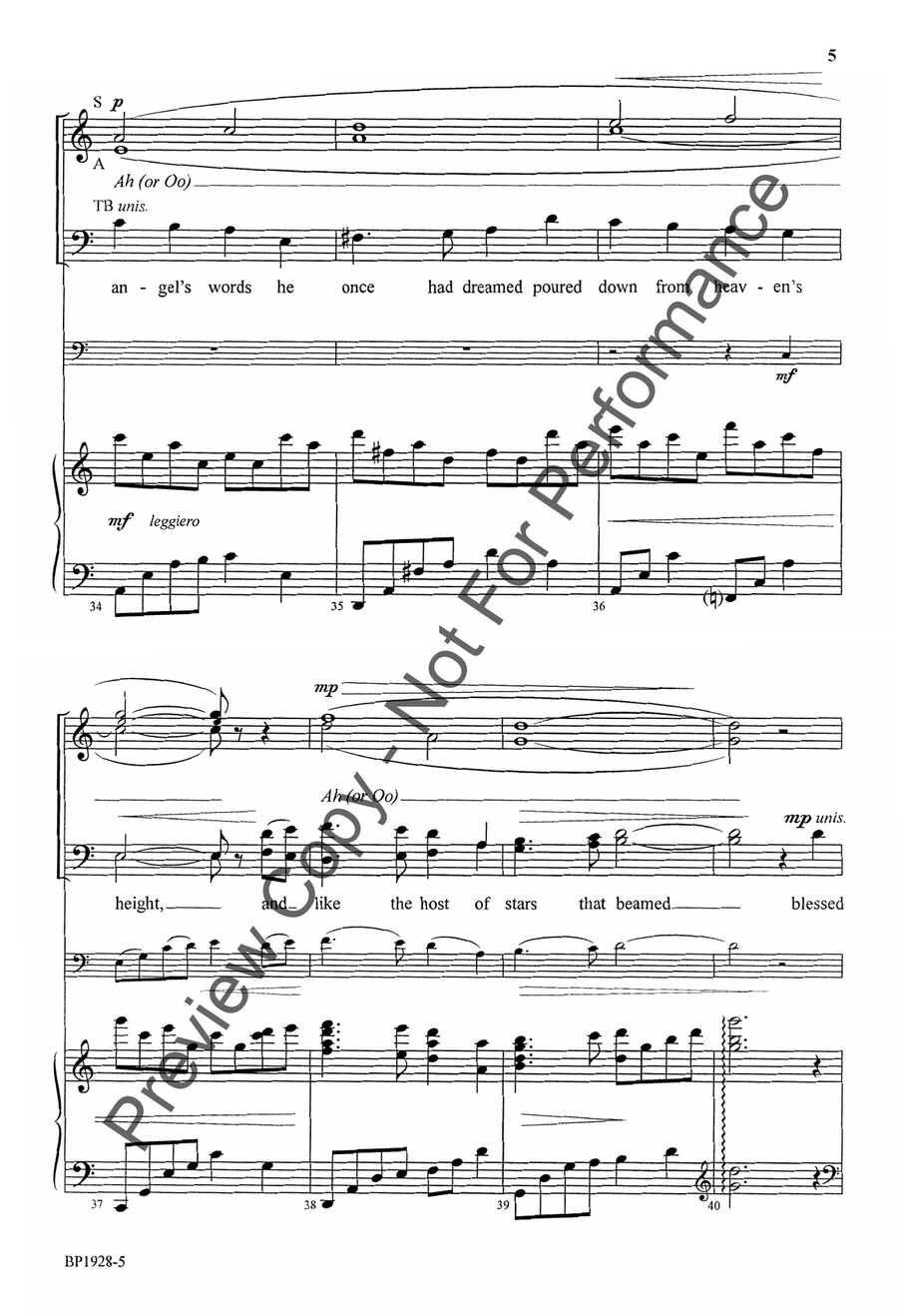 The Hands That First Held Mary's Child - SATB 4-Part scores gallery preview page 6