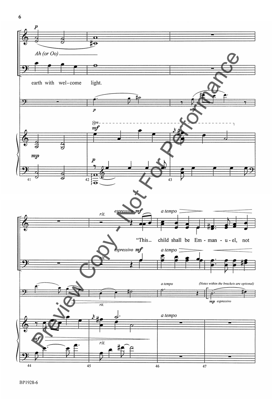 The Hands That First Held Mary's Child - SATB 4-Part scores gallery preview page 7