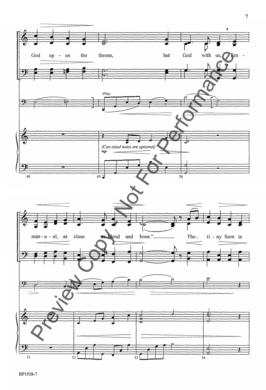 The Hands That First Held Mary's Child - SATB 4-Part scores gallery preview page 8