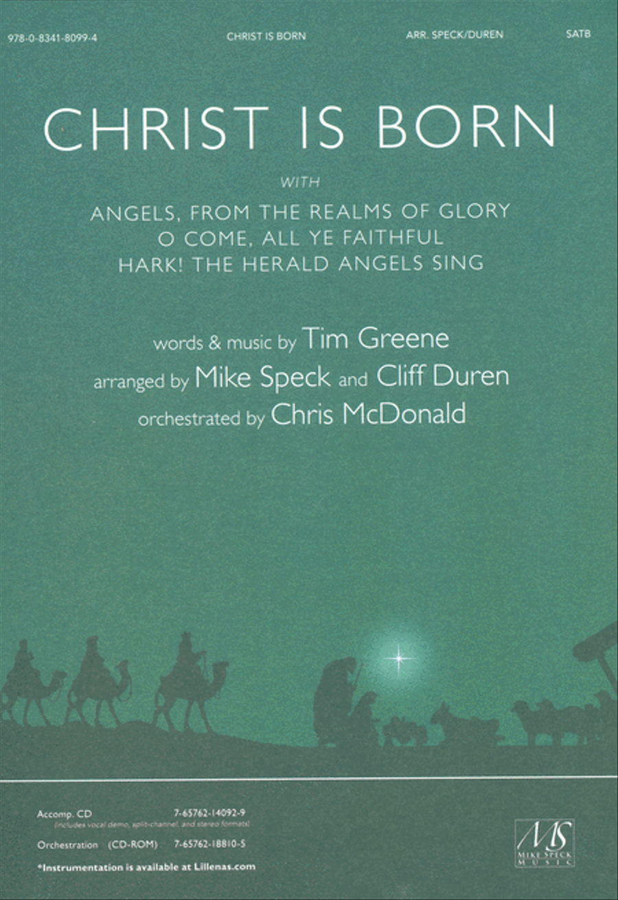 Christ Is Born (Anthem) 4-Part scores gallery preview page 1