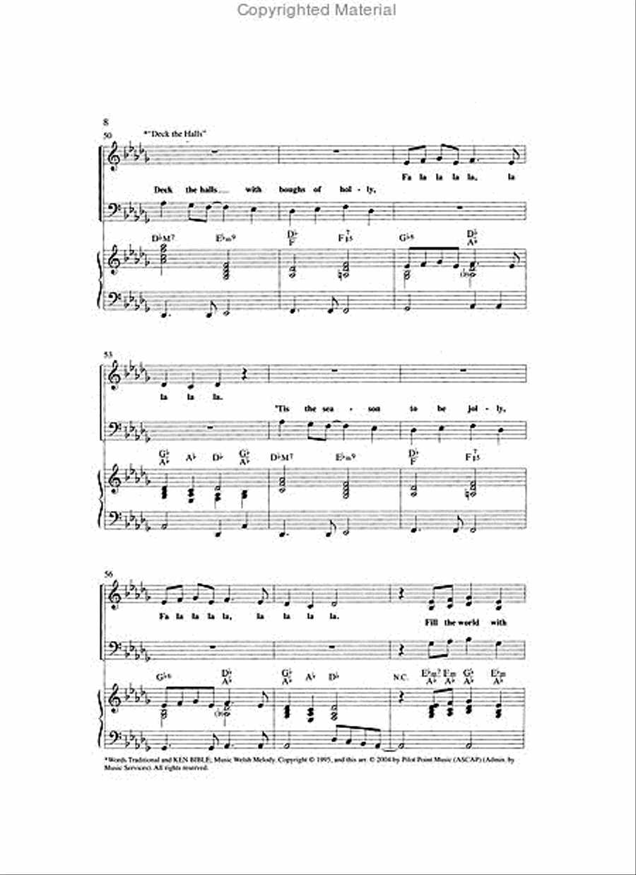 Christmas Is the Best Time of the Year (Anthem) 4-Part scores gallery preview page 3