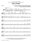 Like A Prayer - Guitar