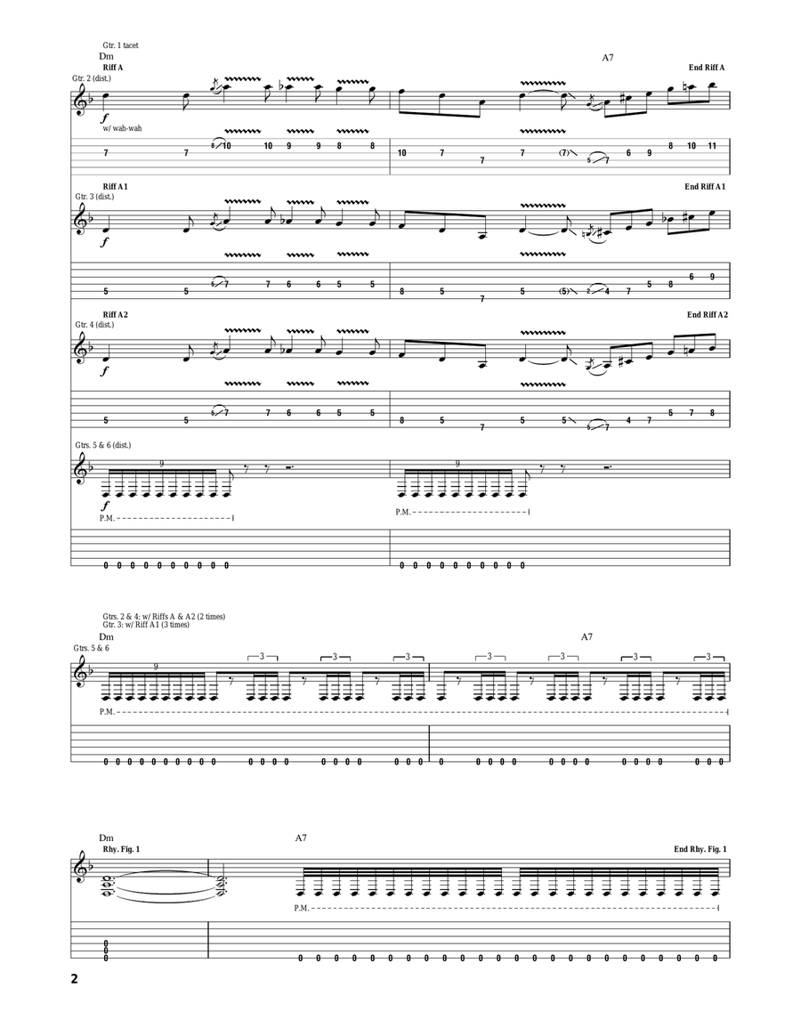 Nightmare Nightmare Acoustic Guitar scores gallery preview page 2