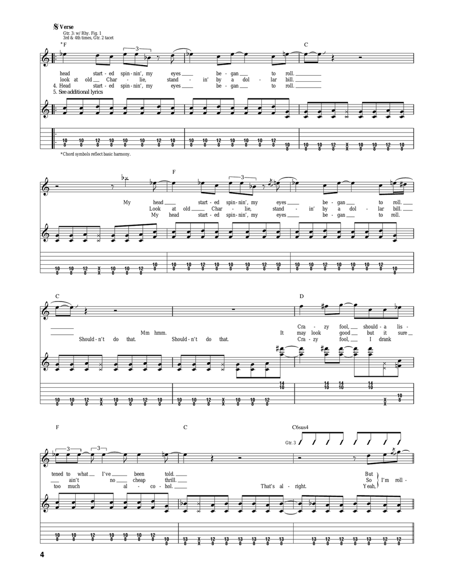 Chateau Lafitte '59 Boogie Acoustic Guitar scores gallery preview page 4