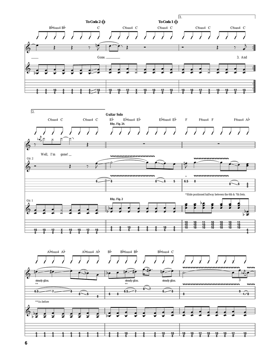 Chateau Lafitte '59 Boogie Acoustic Guitar scores gallery preview page 6