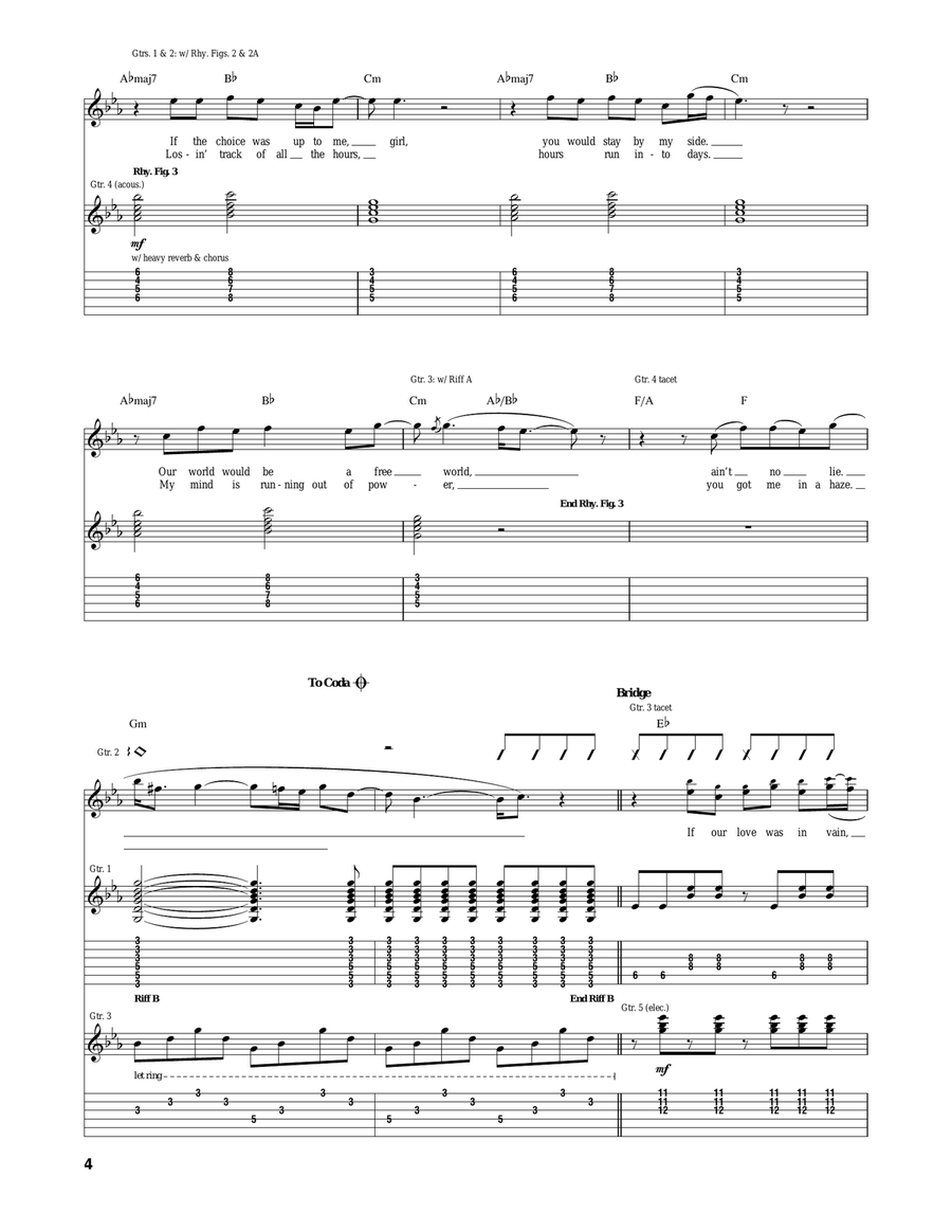 Take It Or Leave It Acoustic Guitar scores gallery preview page 4