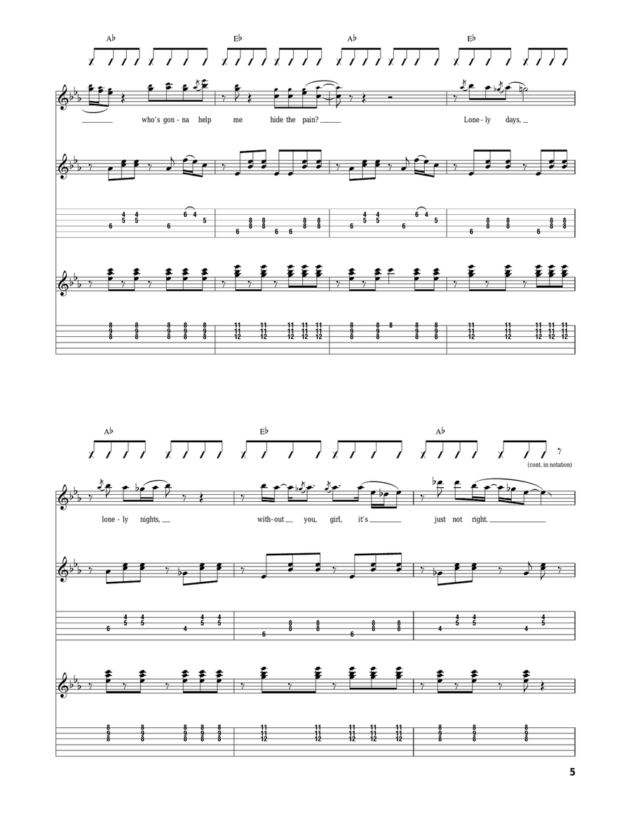 Take It Or Leave It Acoustic Guitar scores gallery preview page 5