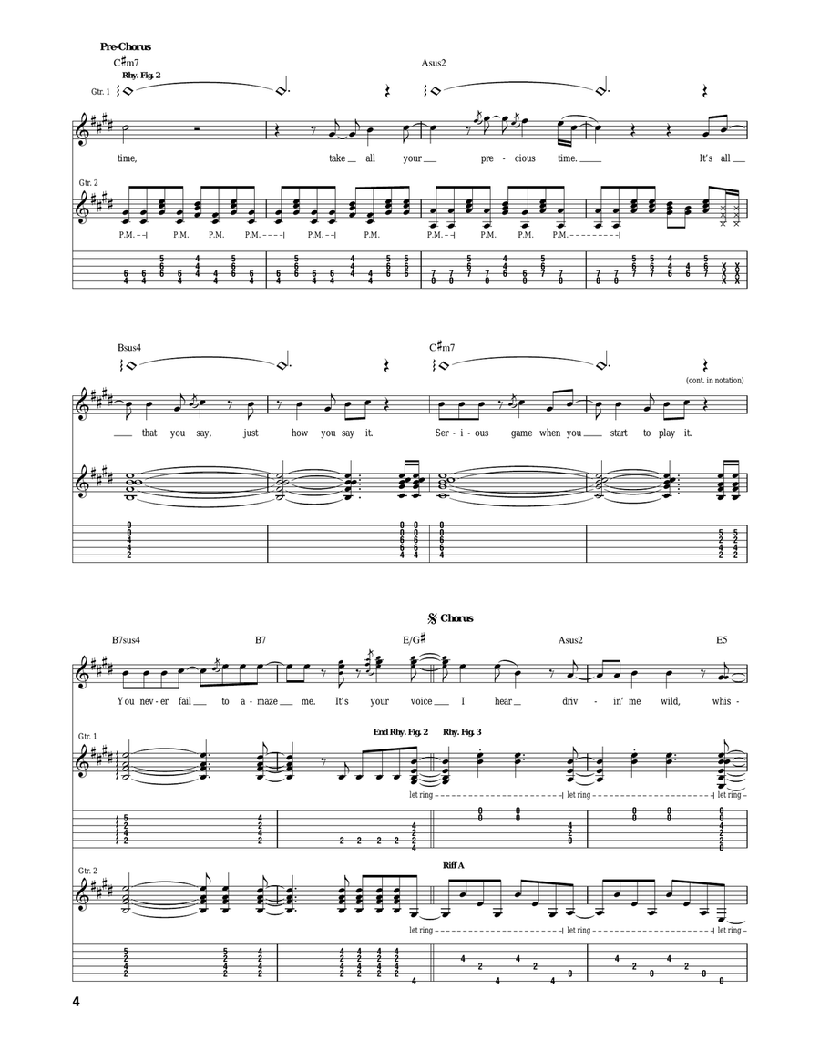 The Sound Of Your Voice The Sound Of Your Voice Acoustic Guitar scores gallery preview page 4