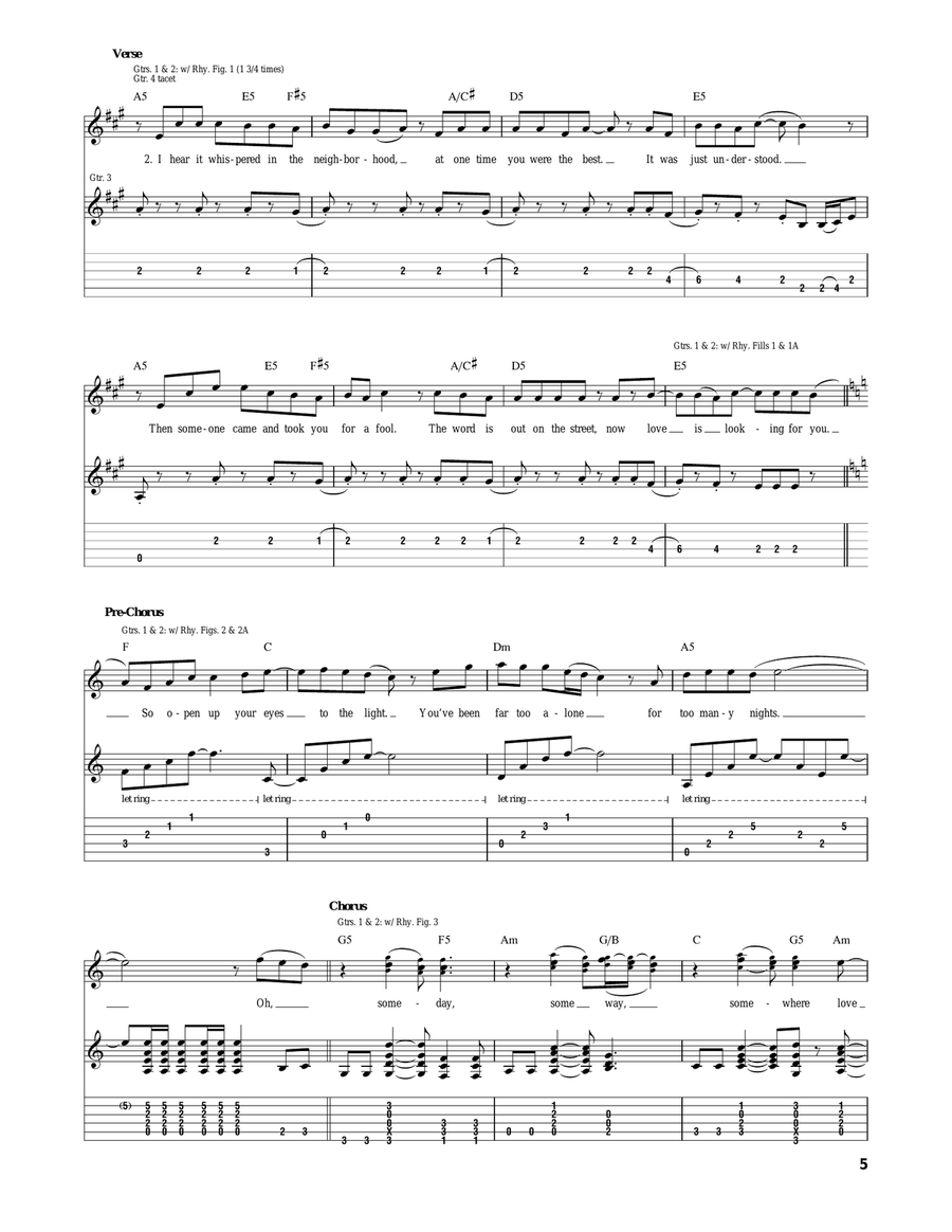 You Keep Runnin' Away You Keep Runnin' Away Acoustic Guitar scores gallery preview page 5