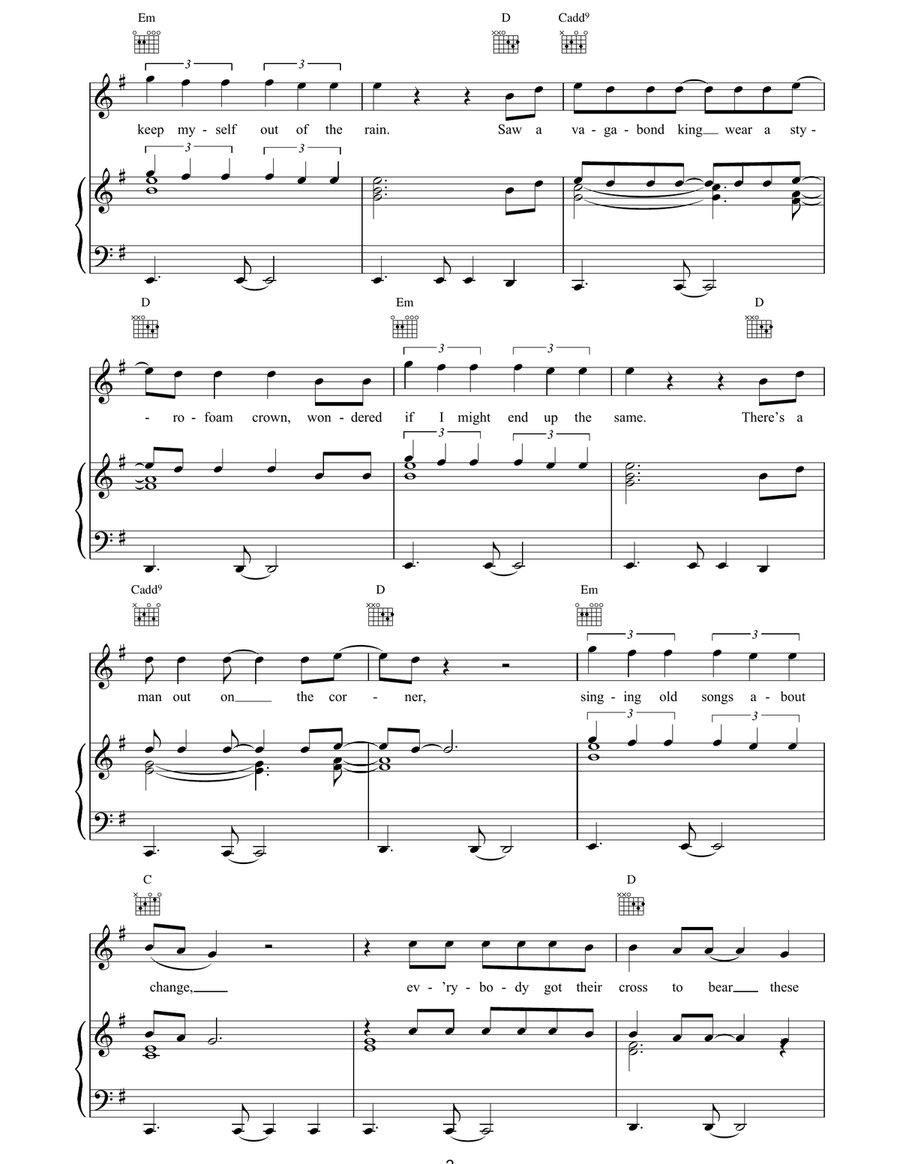 These Days These Days Acoustic Guitar scores gallery preview page 2