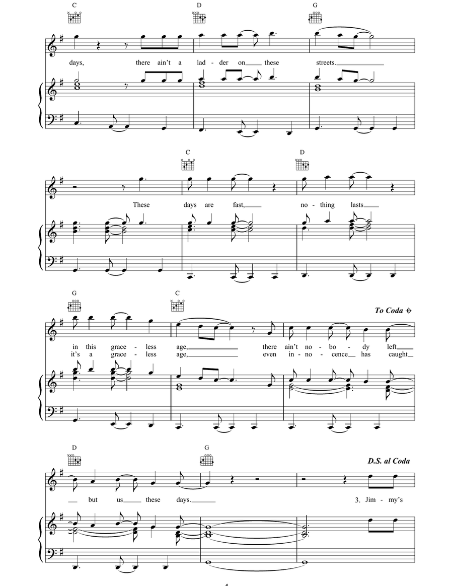 These Days These Days Acoustic Guitar scores gallery preview page 4