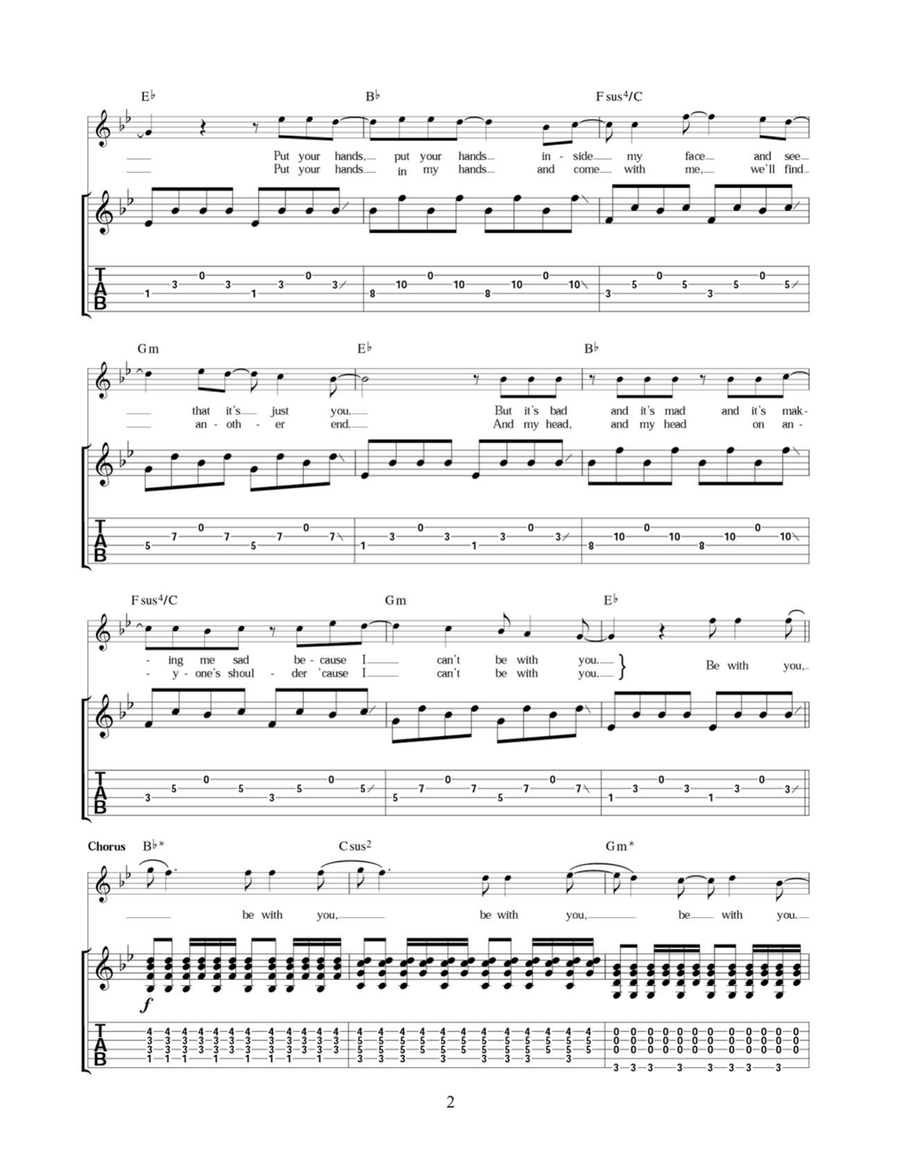 I Can't Be With You I Can't Be With You Acoustic Guitar scores gallery preview page 2