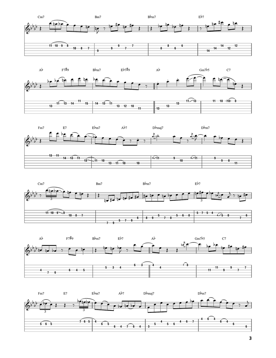 Freight Trane Freight Trane Electric Guitar scores gallery preview page 3