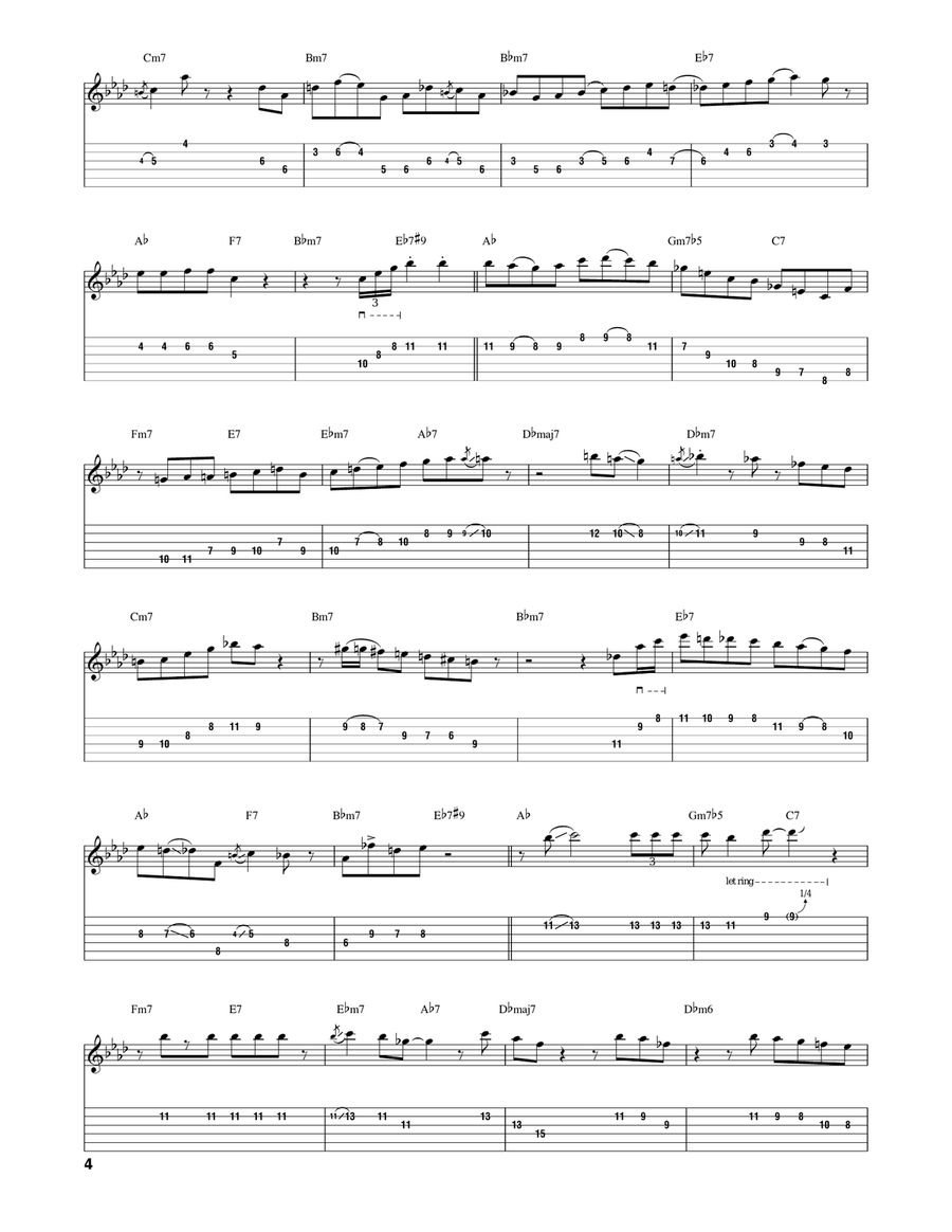 Freight Trane Freight Trane Electric Guitar scores gallery preview page 4