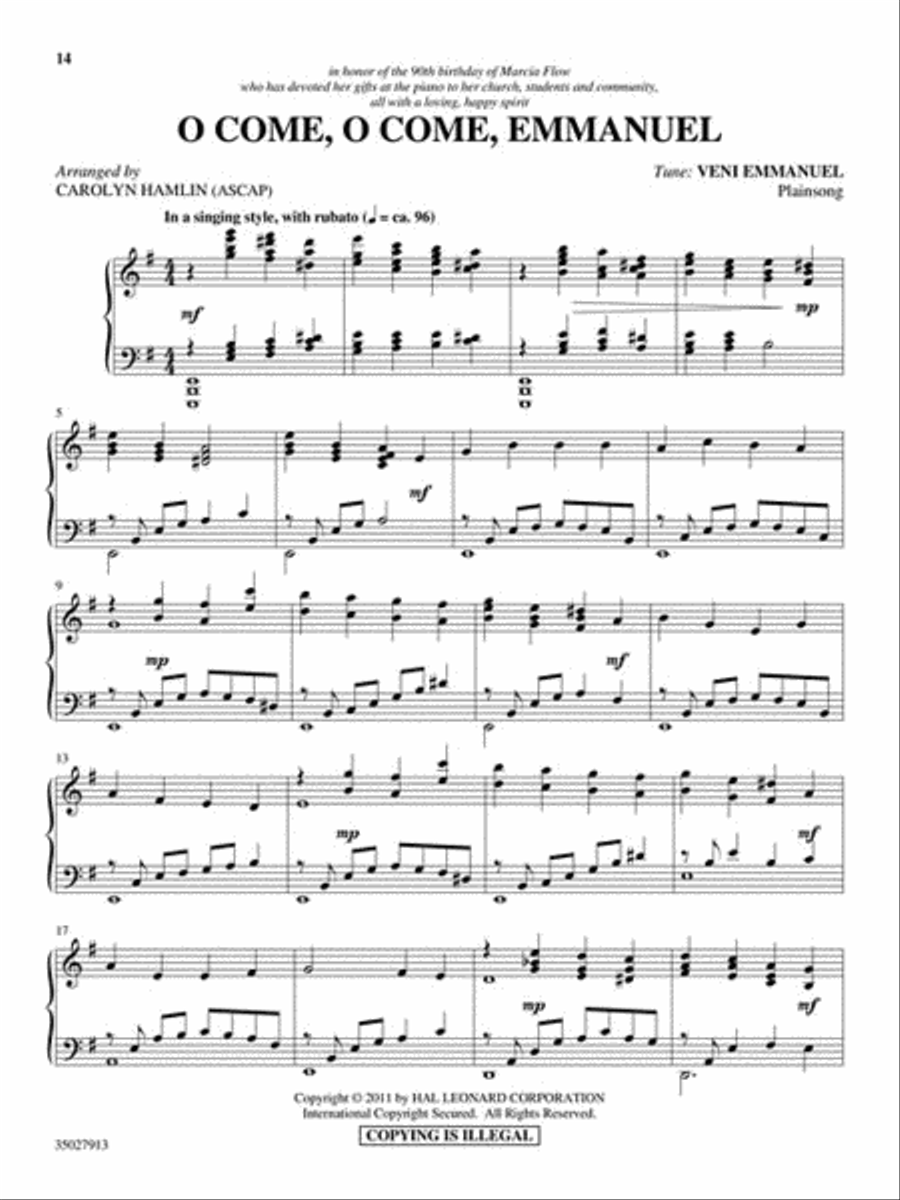 The Holly and the Ivory The Holly and the Ivory Piano Solo scores gallery preview page 2