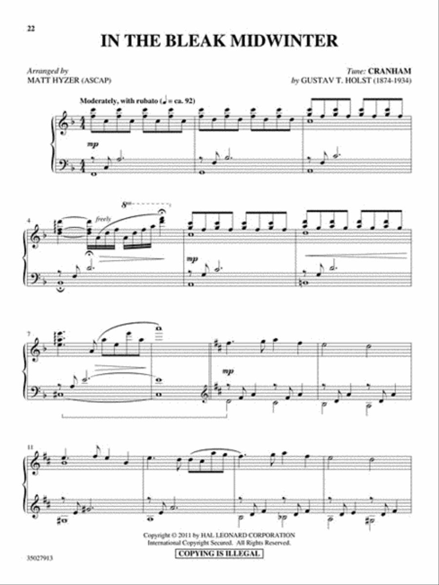 The Holly and the Ivory The Holly and the Ivory Piano Solo scores gallery preview page 4
