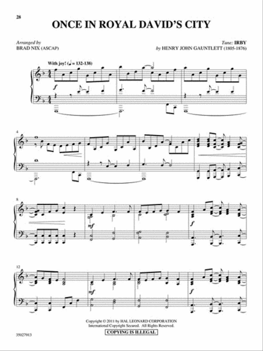 The Holly and the Ivory The Holly and the Ivory Piano Solo scores gallery preview page 6