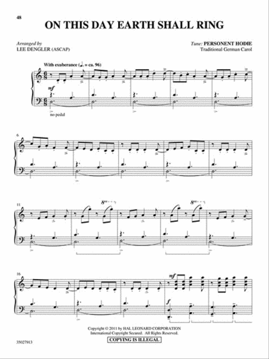 The Holly and the Ivory The Holly and the Ivory Piano Solo scores gallery preview page 8