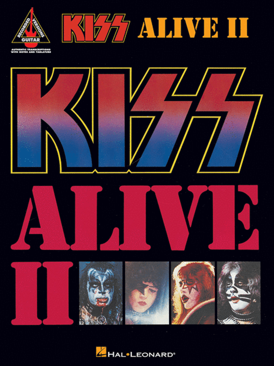 Kiss – Alive II Kiss – Alive II Electric Guitar scores gallery preview page 1