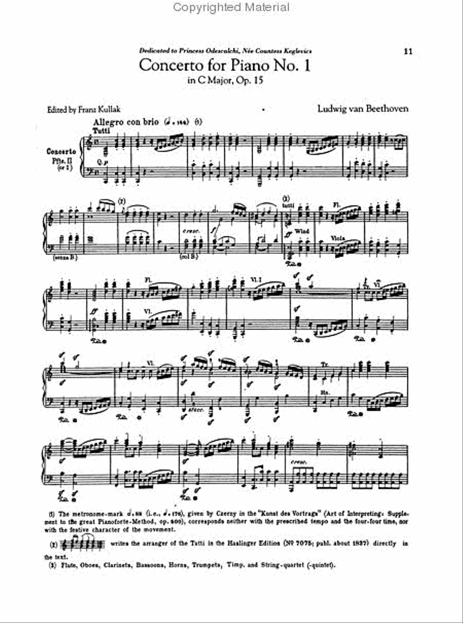 Beethoven – Complete Piano Concertos Piano Solo scores gallery preview page 2