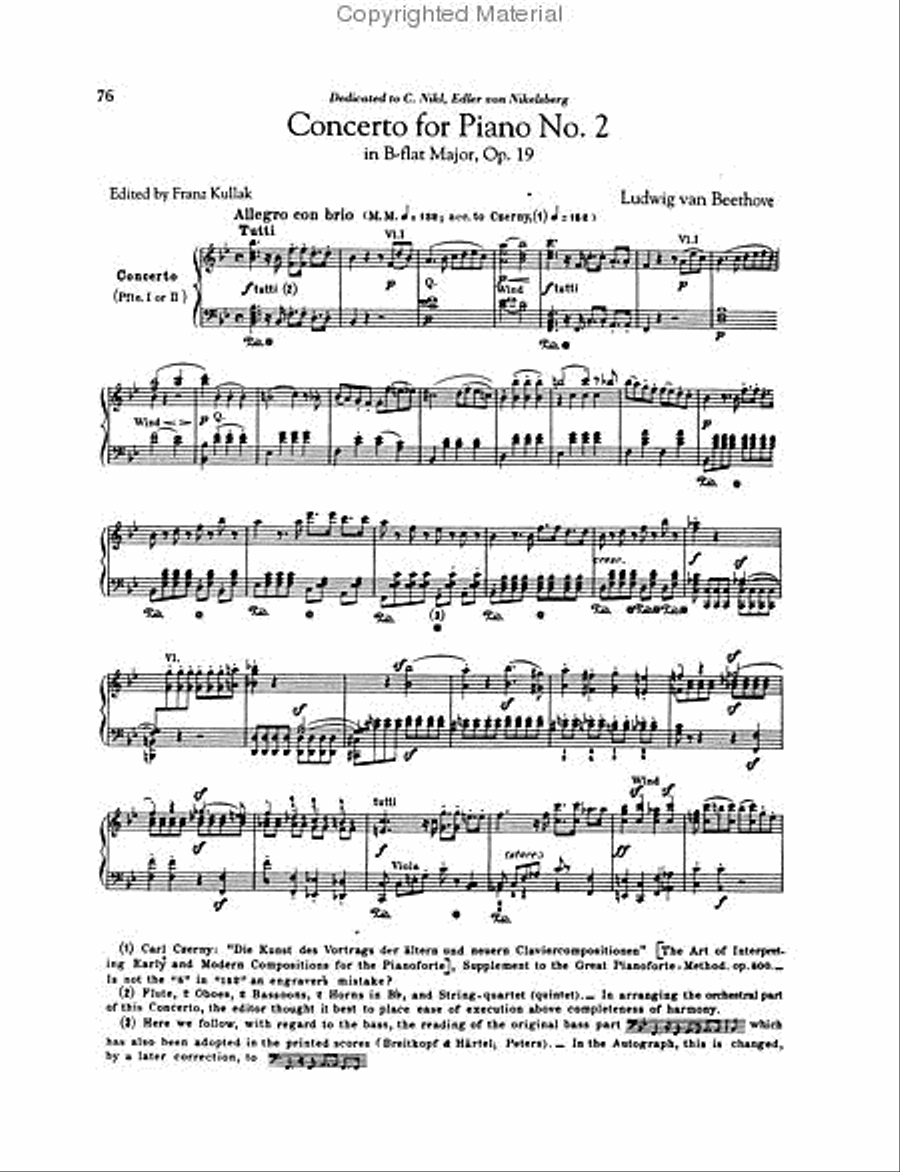 Beethoven – Complete Piano Concertos Piano Solo scores gallery preview page 4