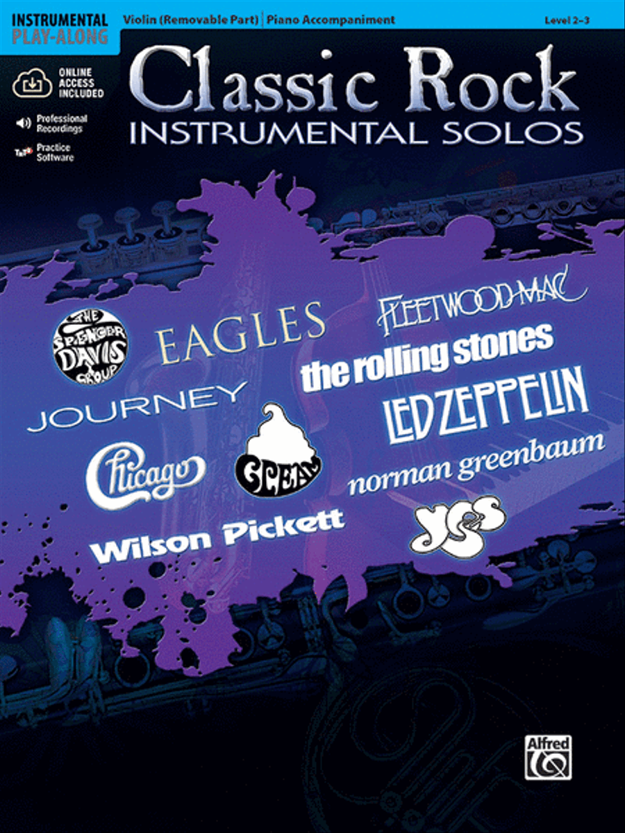 Classic Rock Instrumental Solos for Strings Violin Solo scores gallery preview page 1