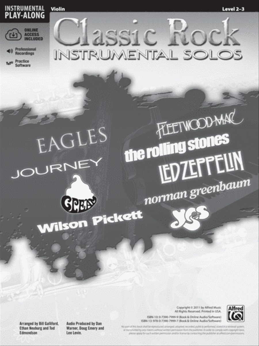 Classic Rock Instrumental Solos for Strings Violin Solo scores gallery preview page 5