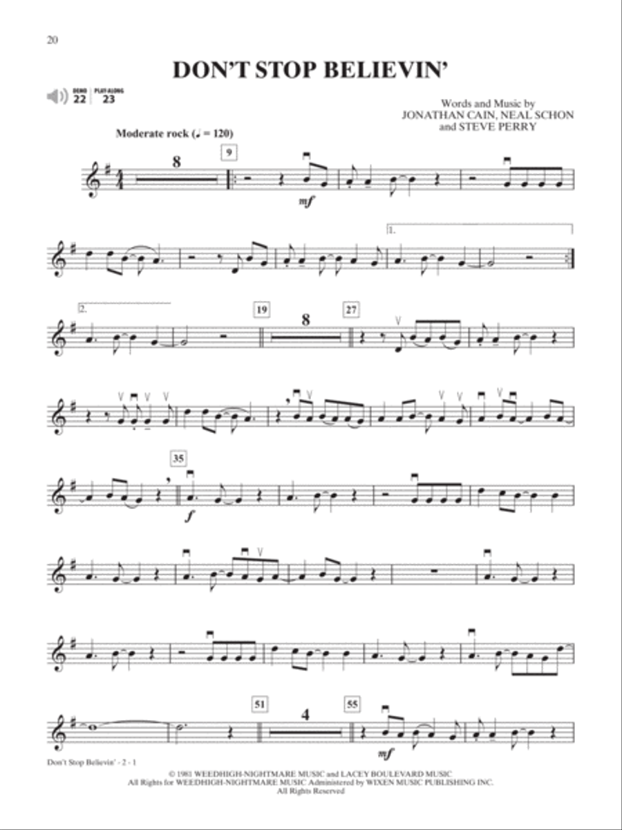 Classic Rock Instrumental Solos for Strings Violin Solo scores gallery preview page 7