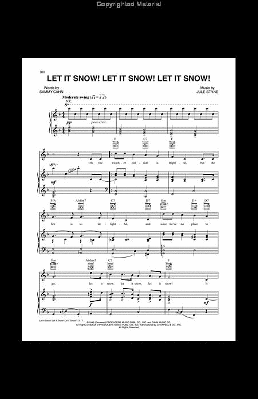 Christmas Hits Piano, Vocal, Guitar scores gallery preview page 2