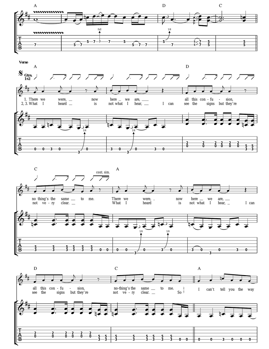 Columbia Columbia Acoustic Guitar scores gallery preview page 2