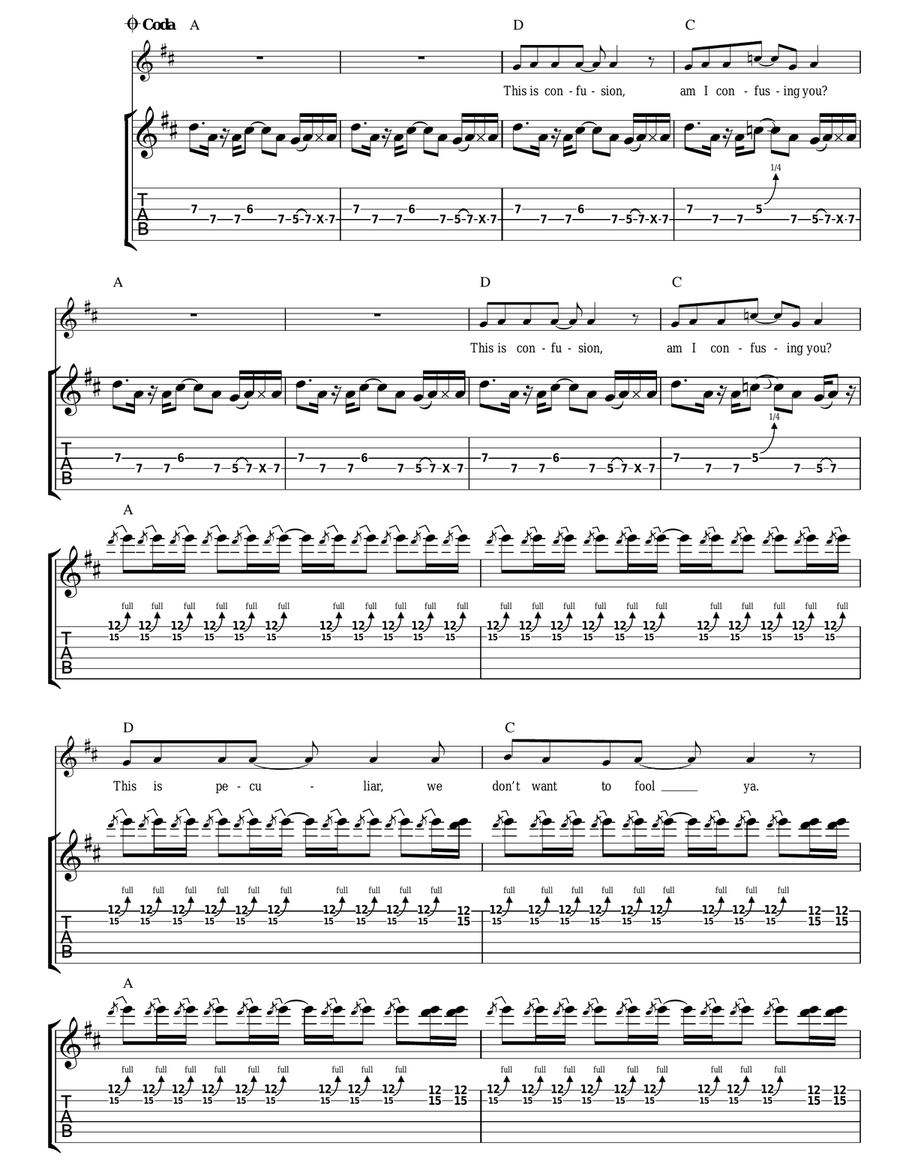 Columbia Columbia Acoustic Guitar scores gallery preview page 4