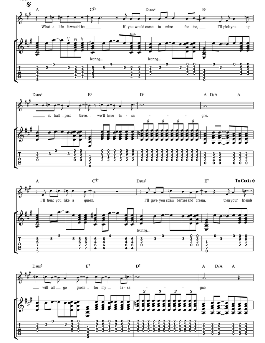 Digsy's Dinner Digsy's Dinner Acoustic Guitar scores gallery preview page 2