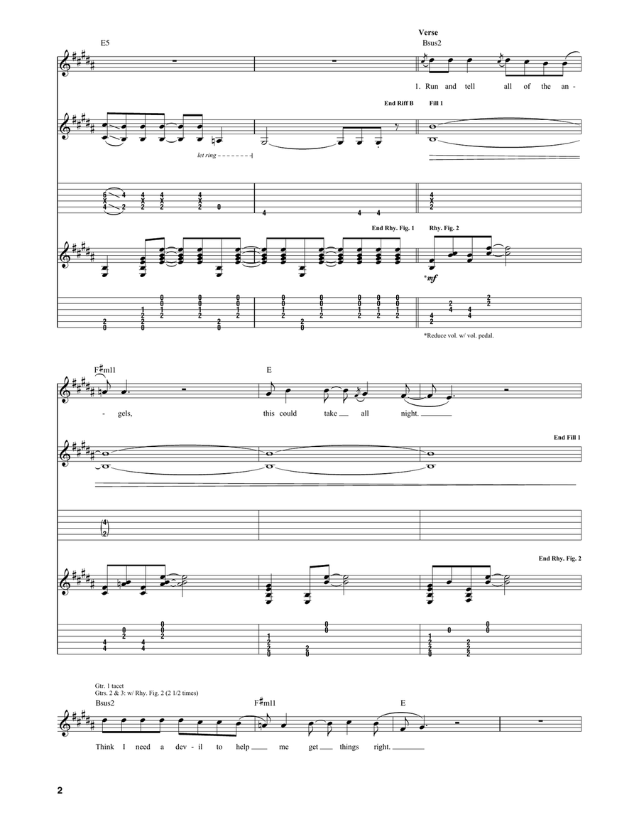 Learn To Fly Acoustic Guitar scores gallery preview page 2