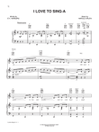 I Love to Sing-A (from 