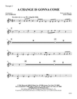 A Change Is Gonna Come: 2nd B-flat Trumpet