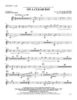 On a Clear Day: 1st B-flat Trumpet