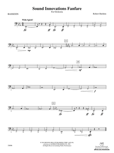 Sound Innovations Fanfare: Bassoon