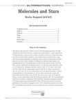 Molecules and Stars: Score