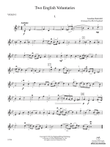 Two English Voluntaries: 1st Violin