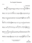 Two English Voluntaries: Cello