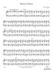 Danzas Cubanas: Piano Accompaniment