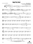 Need You Now: E-flat Alto Saxophone