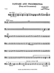 Fanfare, Processional and Recessional: Timpani