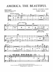 America the Beautiful: 1st Percussion