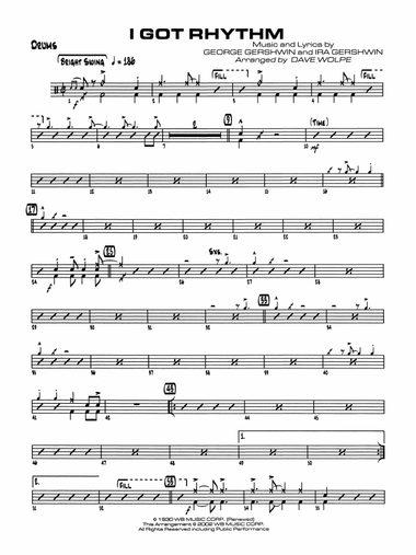 I Got Rhythm: Drums