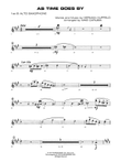 As Time Goes By: E-flat Alto Saxophone