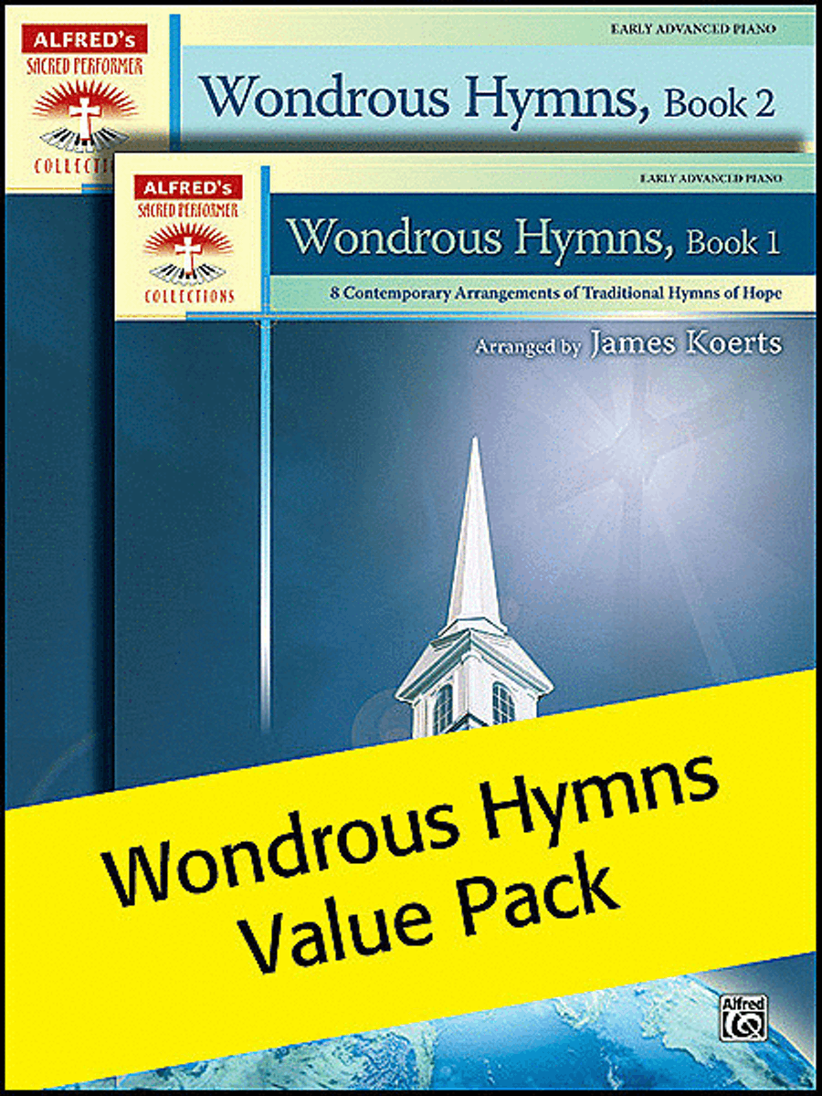 Wondrous Hymns 1-2 (Value Pack) Piano Method scores gallery preview page 1